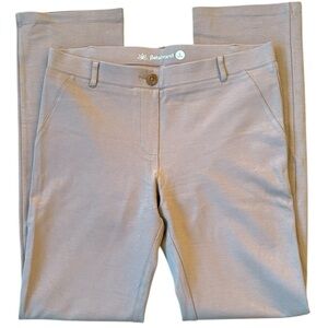 Betabrand Stretch Pull-On Pants Beige Size Large Tall